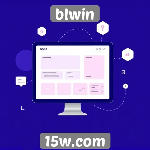 Análise da interface do usuário no site blwin